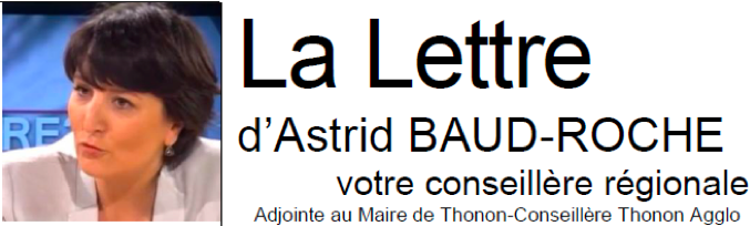 Astrid BAUD-ROCHE - Conseillère Régionale - Thonon - Thonon Agglo - LR - Divers Droite - Société civile Auvergne-Rhône-Alpes