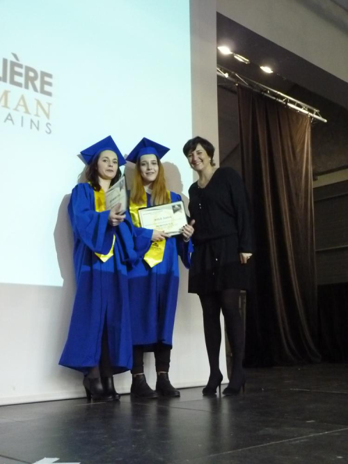 remise diplôme Ecole Hotelière Internationale Savoie Léman
