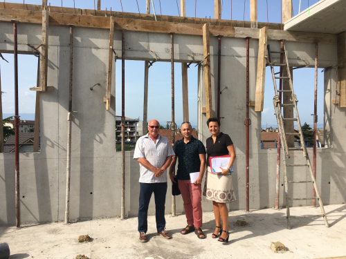 visite chantier ecole Thonon 2018